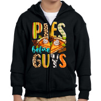 Pies Before Guys Youth Zipper Hoodie | Artistshot