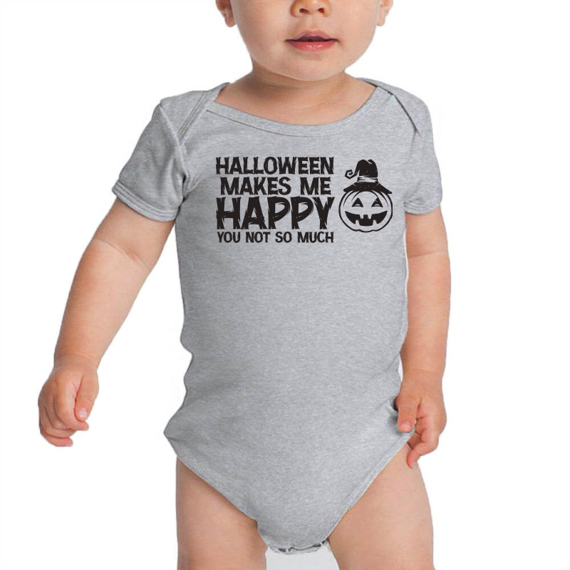 Halloween Makes Me Happy Baby Bodysuit by Hawajashop | Artistshot