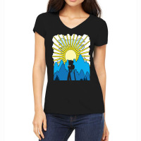 Sunrise Time Women's V-neck T-shirt | Artistshot