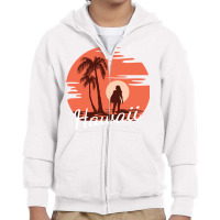 Hawaii Youth Zipper Hoodie | Artistshot