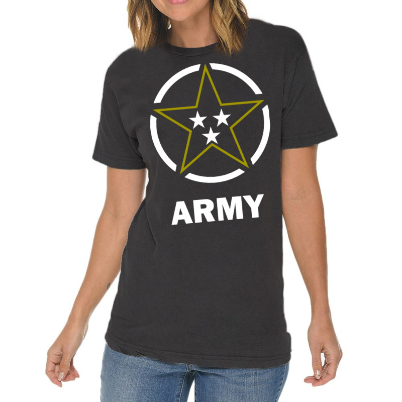 Army Vintage Art Vintage T-Shirt by Sanavlis Studios Company | Artistshot