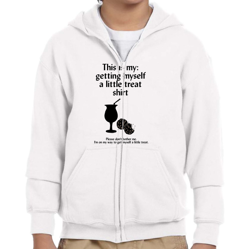 Getting Myself A Little Treat Youth Zipper Hoodie by MR.MeeD | Artistshot