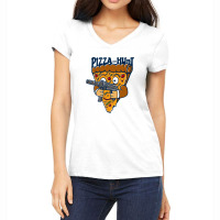 Pizza Hunt Women's V-neck T-shirt | Artistshot