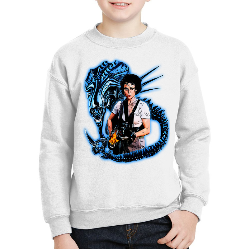 Aliens- Ripley Youth Sweatshirt by AmericanArtist | Artistshot