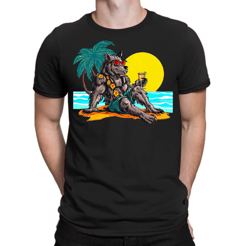 Werewolf Beach T-shirt | Artistshot
