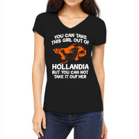 Netherlands Oranje Amsterdam Dutch Flag Holland (5 Women's V-neck T-shirt | Artistshot