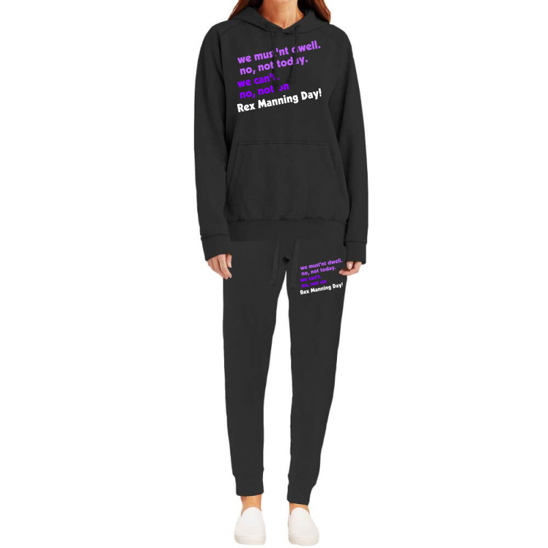 Not On Rex Manning Day Hoodie & Jogger Set | Artistshot