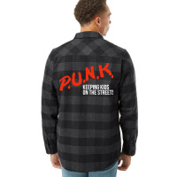 P.u.n.k. Keeping Kids On The Streets Flannel Shirt | Artistshot