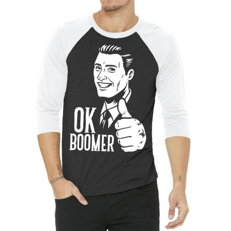 Ok Boomer 3/4 Sleeve Shirt | Artistshot