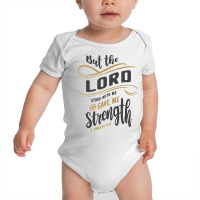 Divine Strength - 2 Timothy 4:17 Christian Design Baby Bodysuit | Artistshot