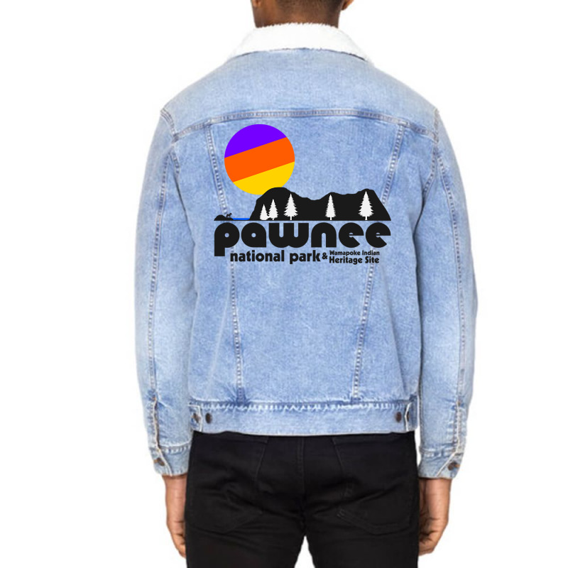 Pawnee National Park Unisex Sherpa-lined Denim Jacket | Artistshot