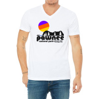 Pawnee National Park V-neck Tee | Artistshot