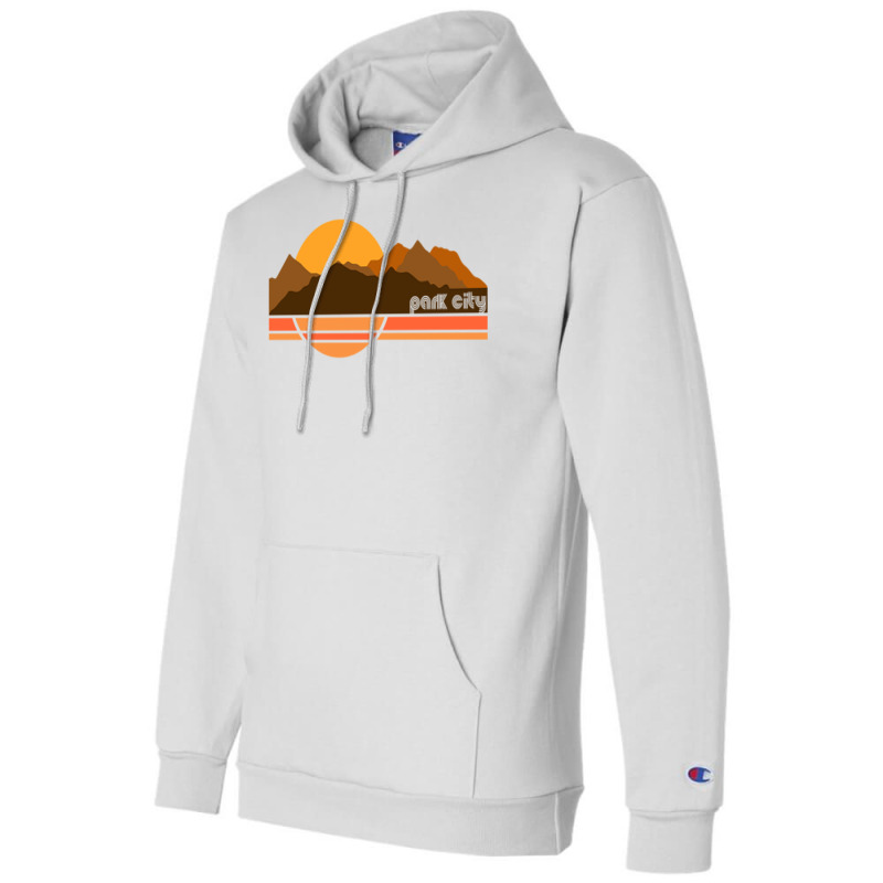 Park City Retro 70s Tourist Souvenir Champion Hoodie | Artistshot