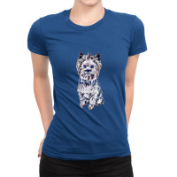 A Beautiful Yorkshire Terrier Ladies Fitted T-shirt | Artistshot