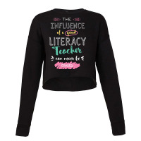 Literacy Teacher Appreciation Gifts   The Influenc Cropped Sweater | Artistshot