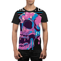 Pastel Goth Melting Skull In The Sun Like Aestheti Graphic T-shirt | Artistshot