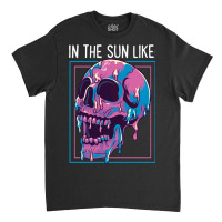 Pastel Goth Melting Skull In The Sun Like Aestheti Classic T-shirt | Artistshot