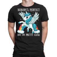 Nobody Is Perfect Magical Unicorn Rainbow Kawaii A T-shirt | Artistshot