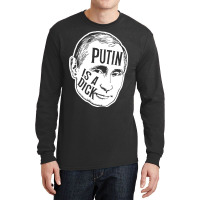 Putin Is A Dick (bw) Long Sleeve Shirts | Artistshot