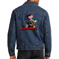 Pumpkin Reaper Men Denim Jacket | Artistshot