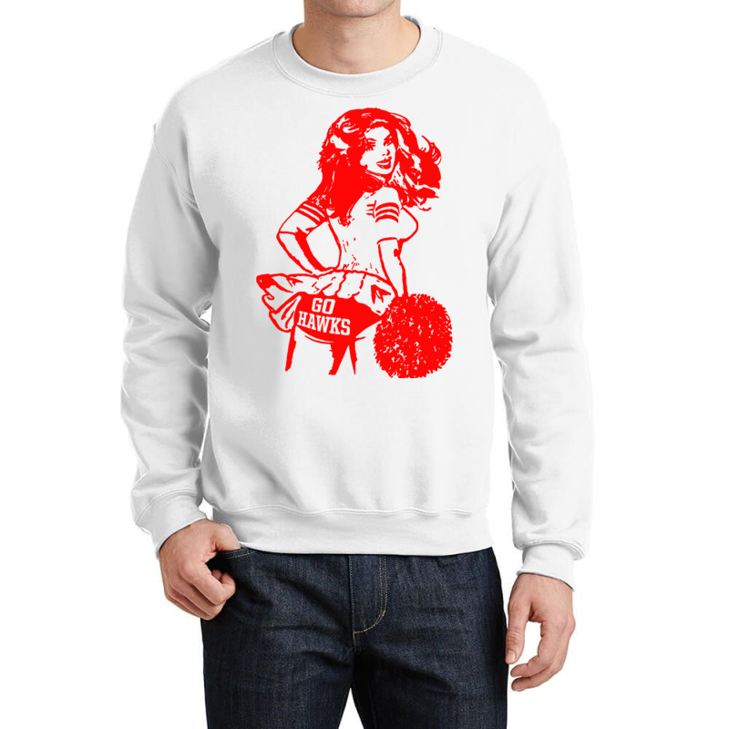 Retro Atlanta Cheerleader Crewneck Sweatshirt | Artistshot