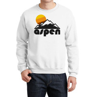 Retro Aspen ))(( Tourist Souvenir Travel Design Crewneck Sweatshirt | Artistshot