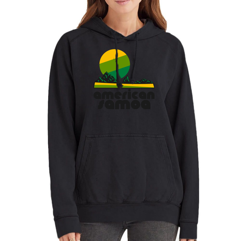 Retro American Samoa ))(( Tourist Souvenir Nationa Vintage Hoodie | Artistshot