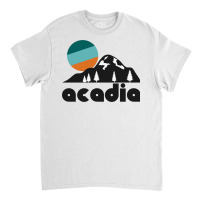 Retro Acadia ))(( Tourist Souvenir National Park D Classic T-shirt | Artistshot