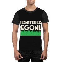 Registred Oregonian  Oregon Pride Design Graphic T-shirt | Artistshot