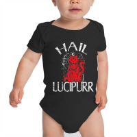 Hail Lucipurr Cat And Satan Lover Baby Bodysuit | Artistshot