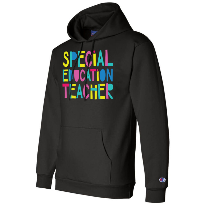 Special Education Teacher Gift Idea Cute Back To S Champion Hoodie | Artistshot