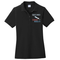 Vaccines Cause Adults Funny Pharmacy Ladies Polo Shirt | Artistshot