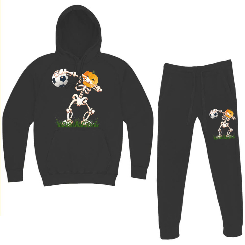 Skeleton Soccer Halloween Dabbing Dance Kids Costu Hoodie & Jogger Set | Artistshot