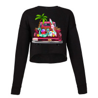 Summer Truck Farm Truck Cropped Sweater | Artistshot