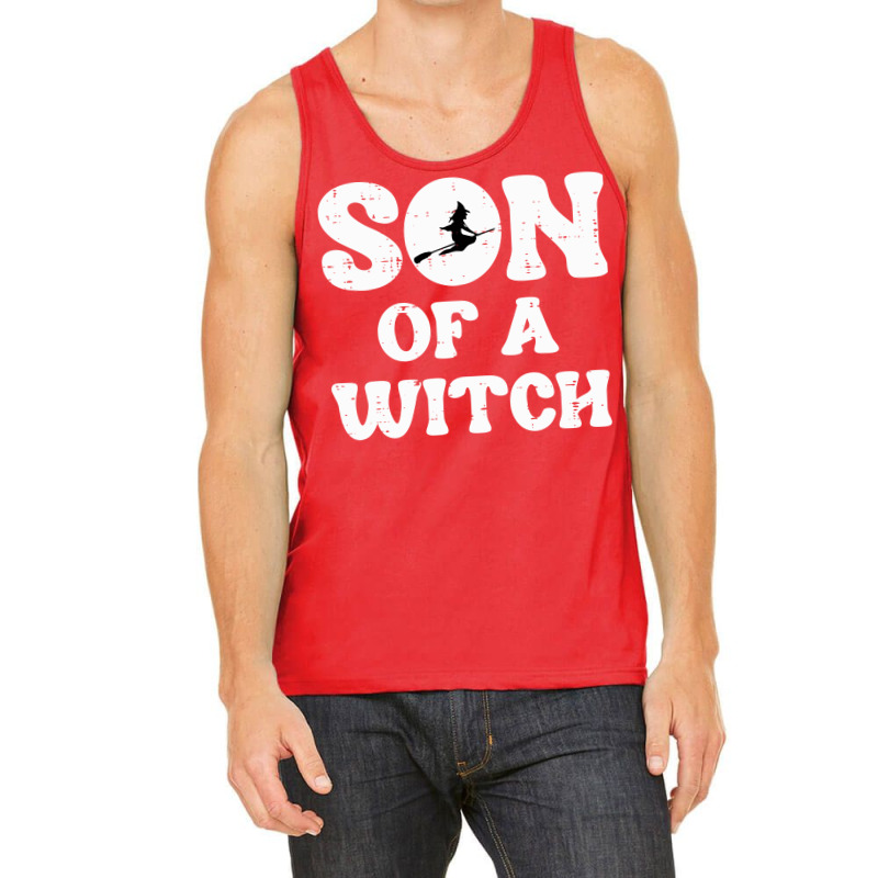 Halloween Son Of A Witch Funny Costume Family Boys Tank Top | Artistshot