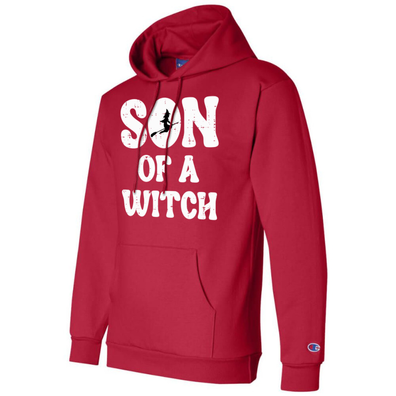 Halloween Son Of A Witch Funny Costume Family Boys Champion Hoodie | Artistshot