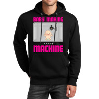 Pregnancy Reveal Announcement Baby Making Machine Unisex Hoodie | Artistshot