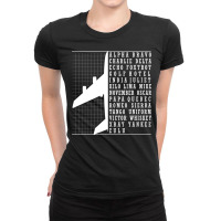 Phonetic Alphabet Airplane Pilot Flying Aviation ( Ladies Fitted T-shirt | Artistshot