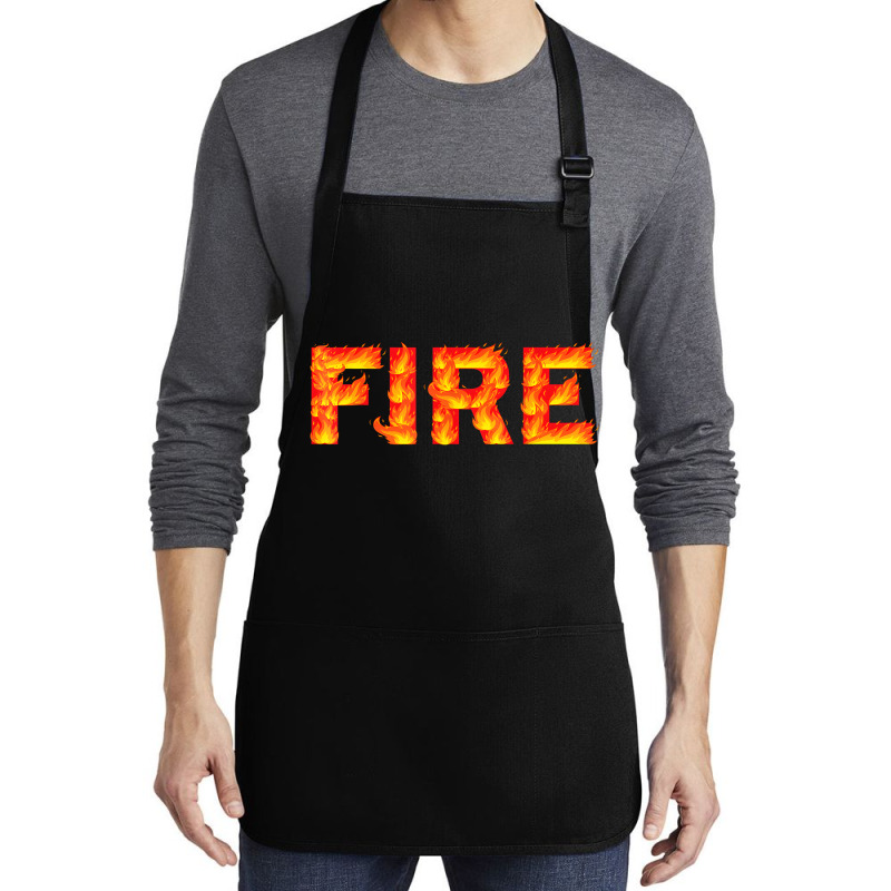 Fire And Ice Last Minute Halloween Matching Couple Medium-length Apron | Artistshot