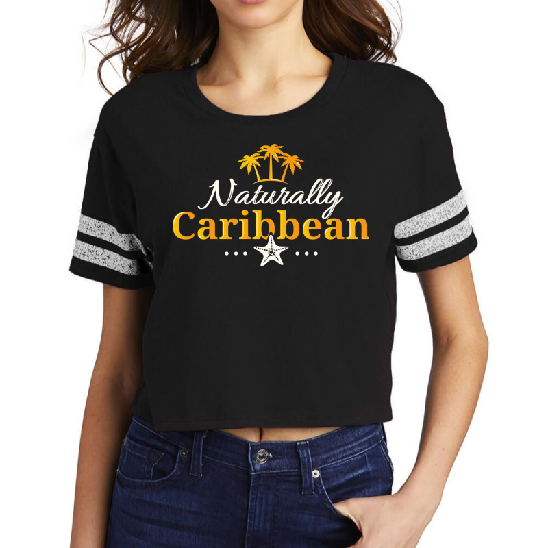 Naturally Caribbean Novelty Vacation Scorecard Crop Tee by the perfect present | Artistshot