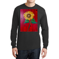 Hand Painted Sunflower Long Sleeve Shirts | Artistshot