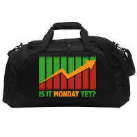 Is It Monday Yet Funny Stock Market Trading Active Duffel | Artistshot