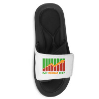 Is It Monday Yet Funny Stock Market Trading Slide Sandal | Artistshot