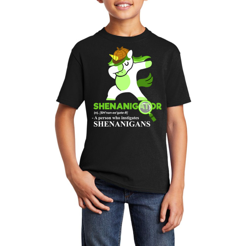 Shenanigator (n) A Person Who Instigates Shenaniga Basic Youth T-shirt by queerappear | Artistshot