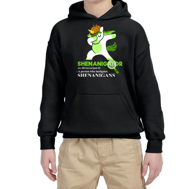 Shenanigator (n) A Person Who Instigates Shenaniga Youth Hoodie by queerappear | Artistshot