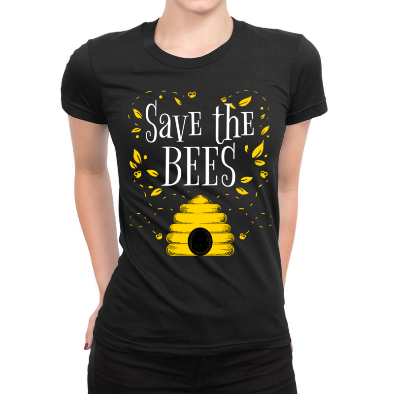 Save The Bees For Beekeeper Ladies Fitted T-shirt | Artistshot