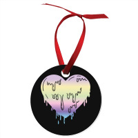 Pastel Goth Dripping Heart For Pastel Goth Lover Ornament | Artistshot