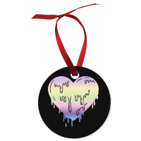 Pastel Goth Dripping Heart For Pastel Goth Lover Ornament | Artistshot