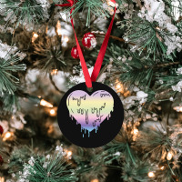 Pastel Goth Dripping Heart For Pastel Goth Lover Ornament | Artistshot