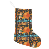 Bonfires Flannels S'mores Campfires And Pumpkins Holiday Stocking | Artistshot